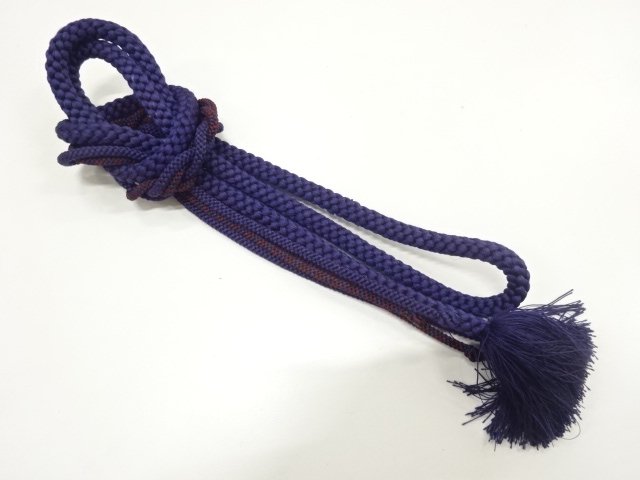 JAPANESE KIMONO / HANDTIED OBIJIME CORD 